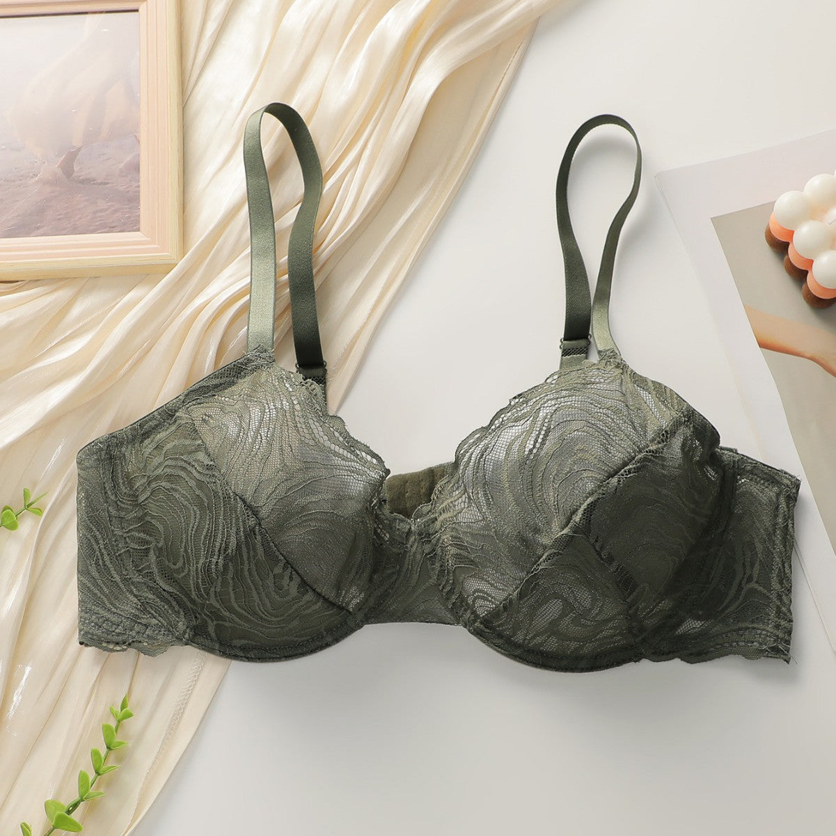 The Enchanted Lace Set | Women's Ultra-Thin See-Through Lace Bra & Panty Set