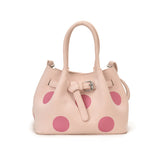 Polka Dot Shoulder Tote Bag