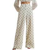High Waist Wide Leg Trousers