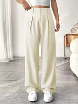 Stretch Wide Leg Palazzo Trousers
