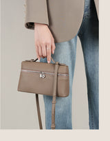 Leather Box Crossbody Bag