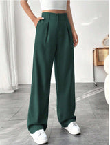 Stretch Wide Leg Palazzo Trousers