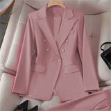 V-Neck Button Blazer