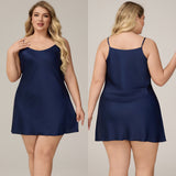 The Satin Charm | Solid Color Strap Mini Satin Sleep Dress