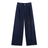 Wide Sleeve Shirt and Pleated Trouser Set