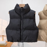 Short Padded Sleeveless Gilet