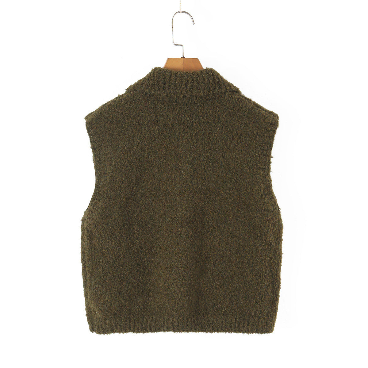 Curly Faux Fur Lapel Gilet