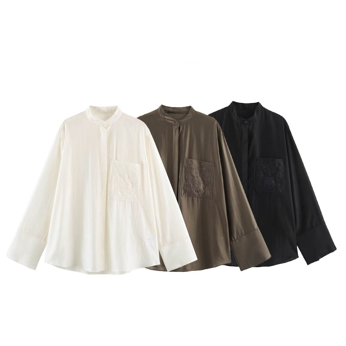 Embroidered Pocket Shirt