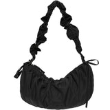 Pleated Nylon Cloud Bag
