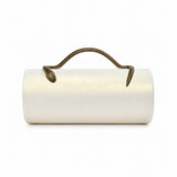 Snake Effect Oval Evening Bag
