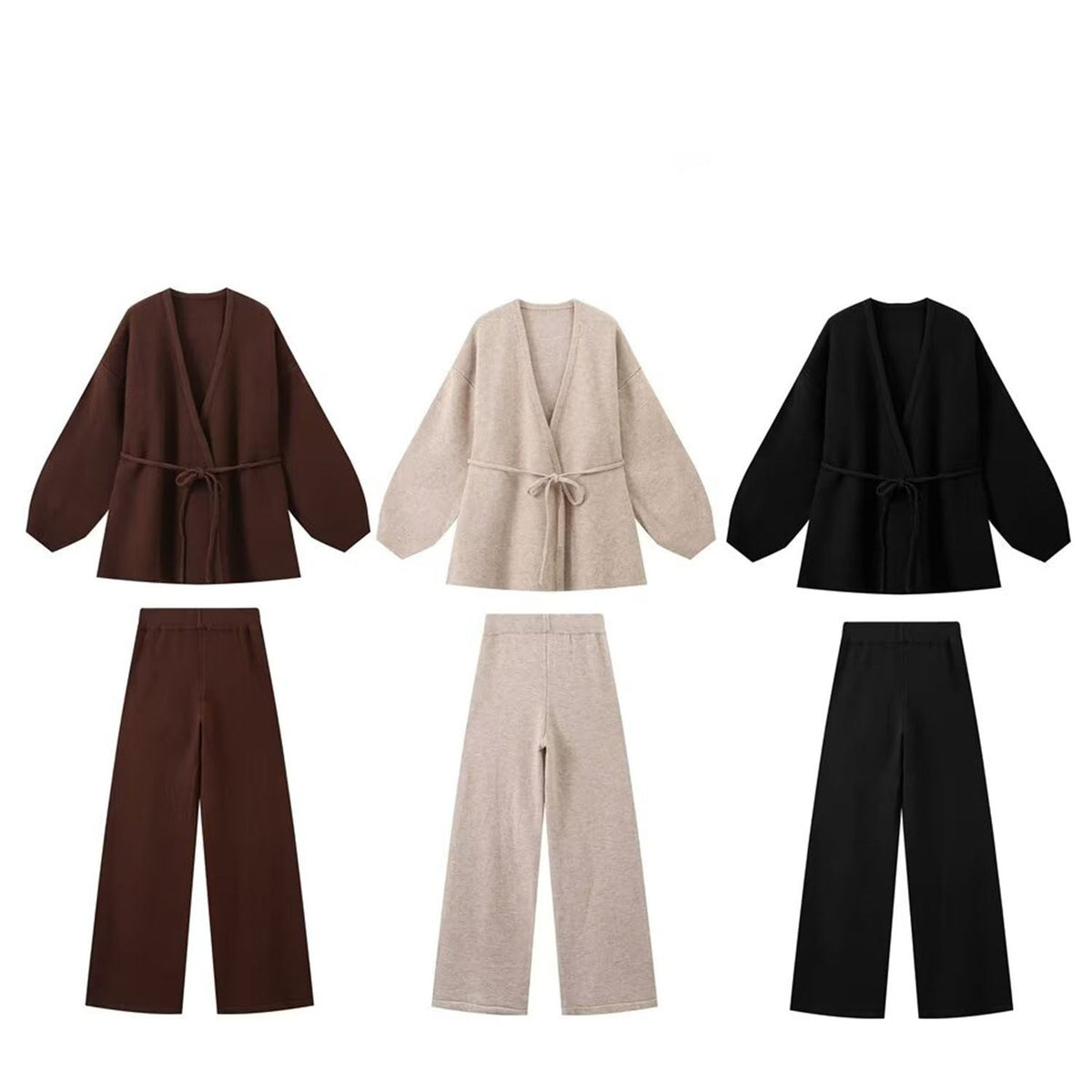 Knitted Top and Trouser Set