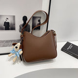 Pebbled Texture Shoulder Bag