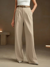 Floor Length Straight Leg Trousers