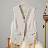 Wool Lined Suit Vest