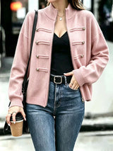Thick Zip Knit Cardigan