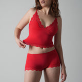 Lace Padded Bra and Boyshort Set