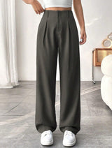Stretch Wide Leg Palazzo Trousers