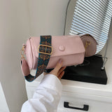 Cylinder Barrel Crossbody Bag