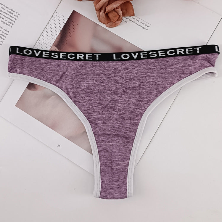 The Cotton Tease | Women's Low-Rise Cotton Thong Panties