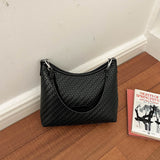 Woven Pattern Shoulder Bag
