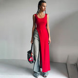 Asymmetric Hem Longline Tank Top