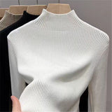 Fleece Lined Mock Neck Winter Top