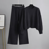Brushed Knit Sweater and Trouser Set