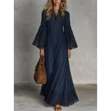 Bohemian Lace Long Sleeve Dress