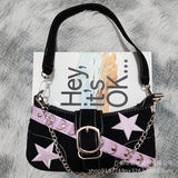 Chain Strap Baguette Bag