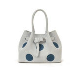 Polka Dot Shoulder Tote Bag