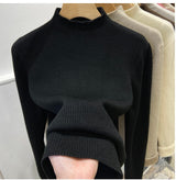 Fleece Lined Mock Neck Winter Top