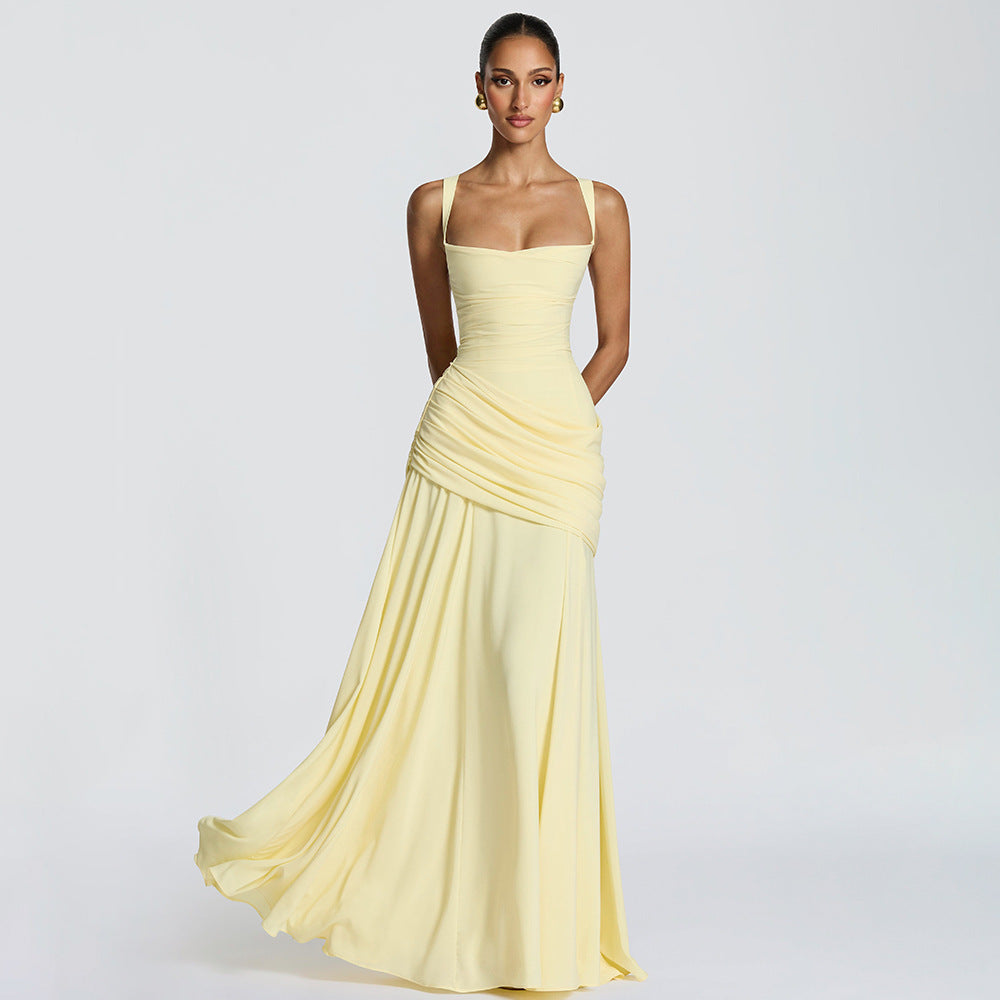 Square Neck Cami Maxi Dress
