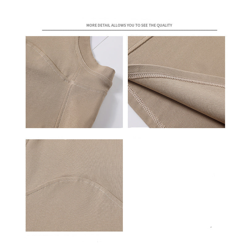 Dopamine Wear Splicing Sleeveless I-shaped Sports Vest Women's Inner Summer Short Slim-fit Outer Suspender Top