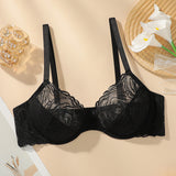 The Enchanted Lace Set | Women's Ultra-Thin See-Through Lace Bra & Panty Set