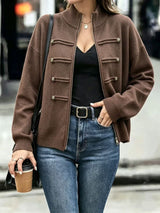 Thick Zip Knit Cardigan