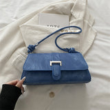 Belted Baguette Satchel