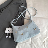 Butterfly Detail Small Square Bag
