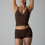 Lace Padded Bra and Boyshort Set