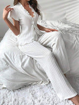 Jacquard Knit Pajama Set