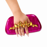 Oval Acrylic Evening Bag