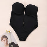 The Lace Allure | Women's Lace Strapless Bodysuit Bra