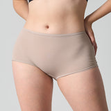 Mid Waist Stretch Boxer Briefs