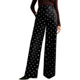 High Waist Wide Leg Trousers
