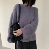 Faux Mink Fleece Pullover