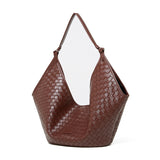 Woven Leather Shoulder Bag