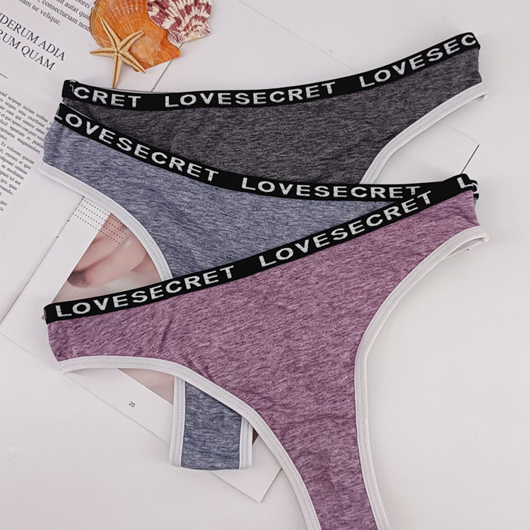 The Cotton Tease | Women's Low-Rise Cotton Thong Panties