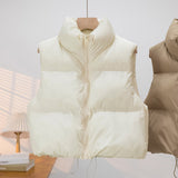 Short Padded Sleeveless Gilet