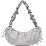 Pleated Nylon Cloud Bag