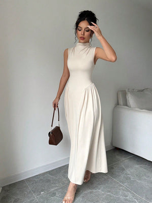 A - Hem Knit Tight Bodycon Fall Long Dress Maxi Women Outfit - Negative Apparel