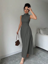 A - Hem Knit Tight Bodycon Fall Long Dress Maxi Women Outfit - Negative Apparel